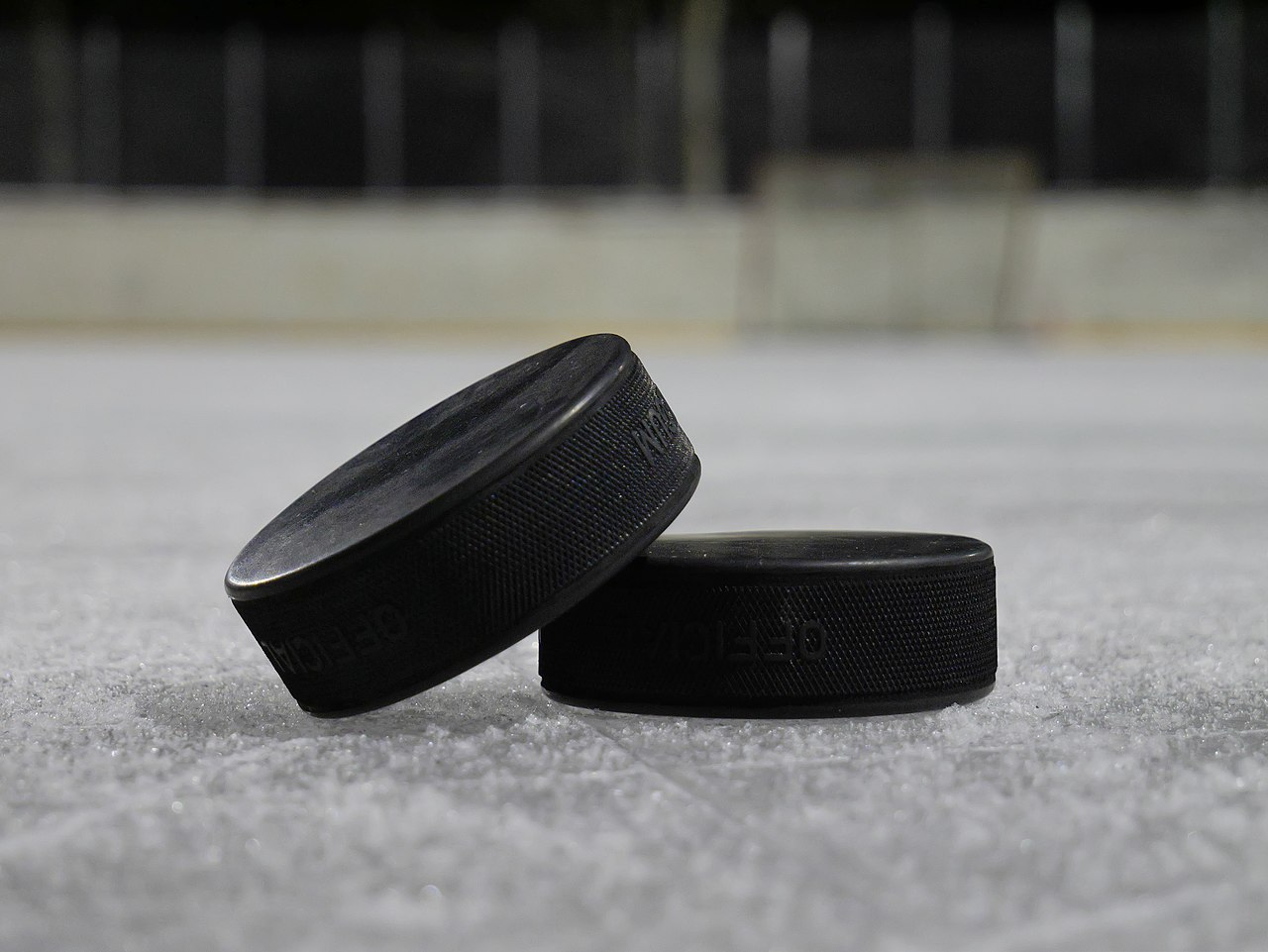 Practice pucks, twelve