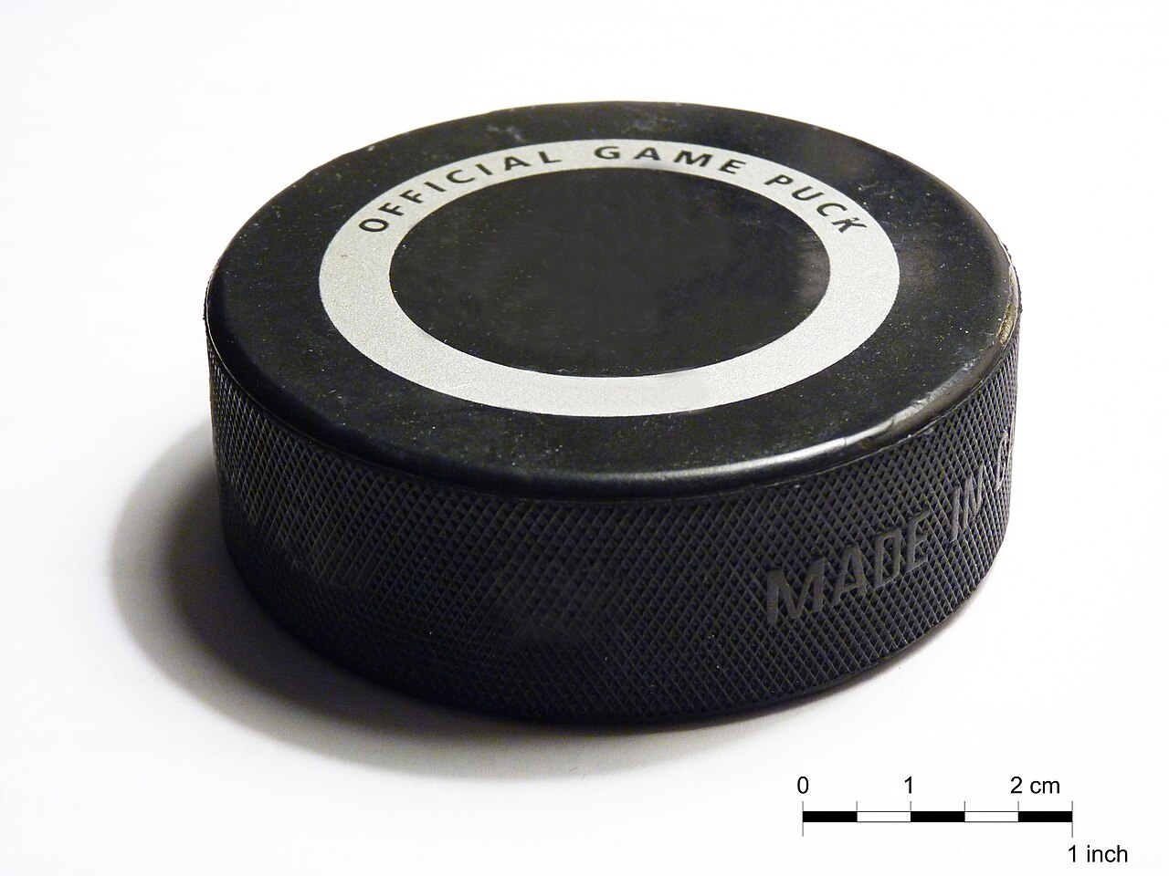 Weighted training puck
