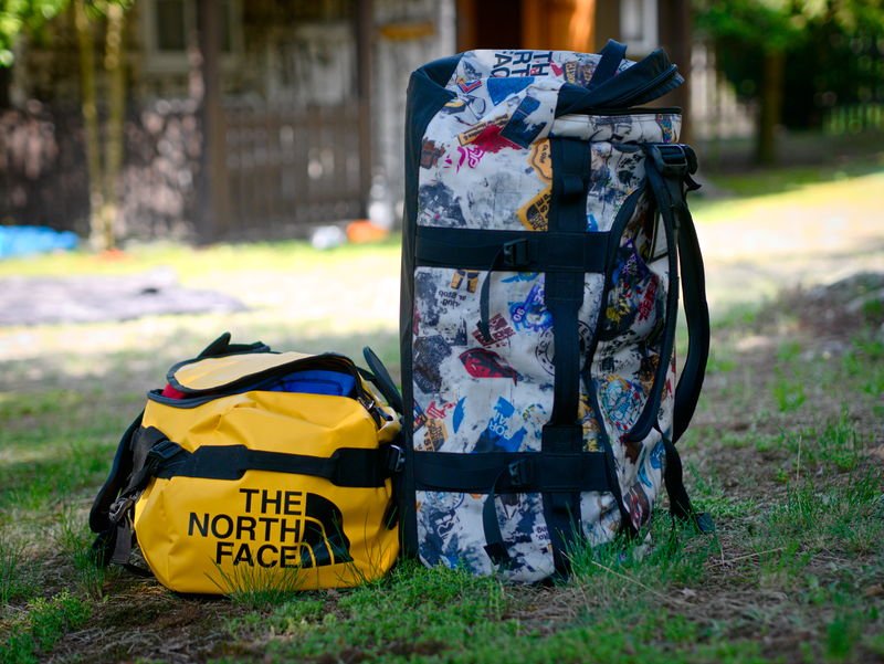 The North Face Base Camp duffel, yellow